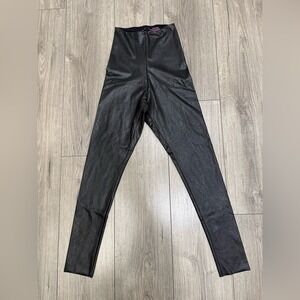 Commando‎ 7/8 Faux Leather Leggings Black NWT SZ XS